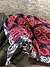 Tommy Bahama Paisley Gray Blue Swimsuit Top Size 4 (estimated) - photo 3