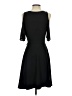Alya Solid Black Cocktail Dress Size S - photo 2