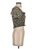 Monteau Gold Short Sleeve Top Size S - photo 4