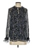 Ann Taylor LOFT Blue Long Sleeve Blouse Size S - photo 1