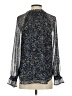 Ann Taylor LOFT Blue Long Sleeve Blouse Size S - photo 2