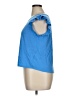 On 34th 100% Supima Cotton Blue Short Sleeve Top Size 0X - photo 5