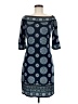 Max Studio Paisley Blue Casual Dress Size M - photo 1