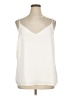 Primark 100% Polyester Ivory Sleeveless Blouse Size 16 - photo 1