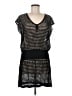 Unbranded 100% Polyester Houndstooth Black Casual Dress One size - photo 1