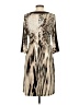 Chico's Animal Print Tan Cocktail Dress Size S - photo 2