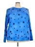 Unbranded Stars Blue Long Sleeve T-Shirt Size 3X - photo 1