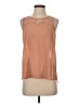 Mine 100% Cotton Tan Sleeveless Blouse Size S - photo 1