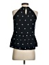 Ann Taylor LOFT 100% Polyester Black Sleeveless Blouse Size XS - photo 2