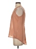 Mine 100% Cotton Tan Sleeveless Blouse Size S - photo 5