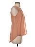 Mine 100% Cotton Tan Sleeveless Blouse Size S - photo 4