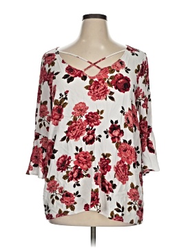 Torrid 3/4 Sleeve Blouse (view 1)