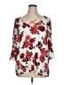 Torrid 100% Rayon White 3/4 Sleeve Blouse Size 1X Plus (1) - photo 1