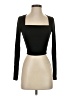 ASOS Design Solid Black Long Sleeve Top Size 0 - photo 1