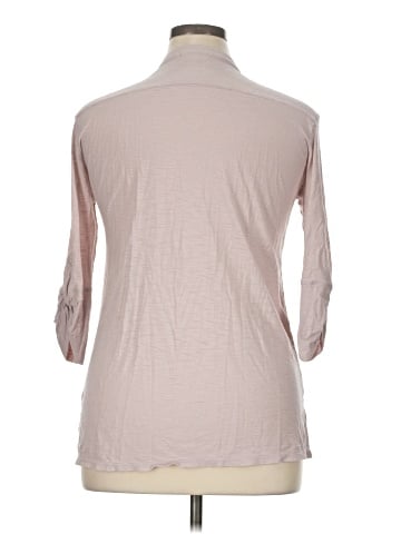 James Perse 3/4 Sleeve Button-Down Shirt (view 2)