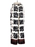 Eliane Rose Print Ivory Casual Pants Size S - photo 2