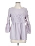 Spense 100% Polyester Purple 3/4 Sleeve Blouse Size S - photo 1