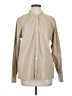 Marissa Webb Solid Tan Long Sleeve Button-Down Shirt Size S - photo 1