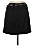 pretty garbage 100% Polyester Solid Black Casual Skirt Size S - photo 2
