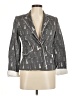 Parallel 100% Cotton Graphic Gray Blazer Size 8 - photo 1