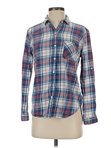 SNEAK PEEK Long Sleeve Button-Down Shirt (view 1)
