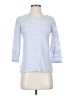 Simply Vera Vera Wang Blue 3/4 Sleeve Top Size XS - photo 1