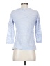 Simply Vera Vera Wang Blue 3/4 Sleeve Top Size XS - photo 2