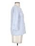 Simply Vera Vera Wang Blue 3/4 Sleeve Top Size XS - photo 4