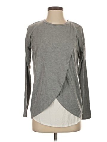 Topshop Long Sleeve Top (view 1)