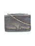Bruno Magli 100% Leather Metallic Gray Leather Shoulder Bag One size - photo 1