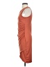 Olivia Grey Solid Orange Cocktail Dress Size S - photo 5