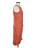 Olivia Grey Solid Orange Cocktail Dress Size S - photo 4