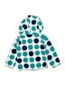 Old Navy 100% Polyester Polka Dots Blue Snow Jacket Size 6-12 mo - photo 2