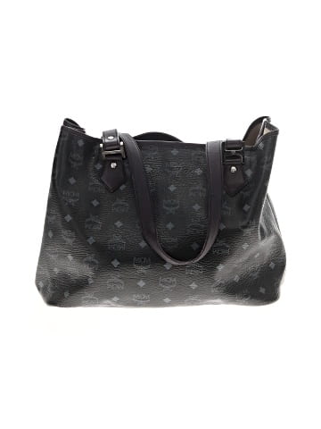 MCM Visetos Coated Canvas Princess Lion Shopper Tote (view 2)