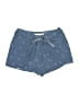 Bishop + Young 100% Rayon Hearts Blue Shorts Size S - photo 1