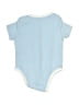 Quiltex 100% Cotton Chevron-herringbone Blue Short Sleeve Onesie Size 0-3 mo - photo 2