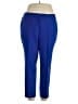Le Suit Solid Blue Dress Pants Size 14 - photo 1