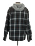 Unbranded 100% Cotton Plaid Black Jacket Size S - photo 2