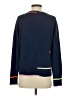 Lisa Todd 100% Cotton Color Block Blue Pullover Sweater Size XS - photo 2