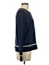 Lisa Todd 100% Cotton Color Block Blue Pullover Sweater Size XS - photo 4