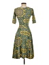 Lularoe Paisley Green Cocktail Dress Size XXS - photo 2