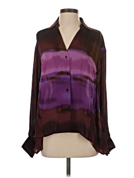 Madison Marcus Long Sleeve Silk Top
