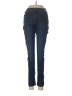 Curve Appeal Solid Blue Jeans Size 8 - photo 1