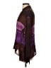 Madison Marcus 100% Silk Color Block Purple Long Sleeve Silk Top Size S - photo 5