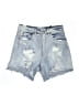 Almost Famous Blue Denim Shorts Size 1 - photo 1