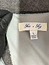 She + Sky 100% Polyester Paisley Gray Cocktail Dress Size L - photo 7