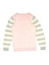Tooby Doo 100% Cotton Stripes Pink Pullover Sweater Size 10 - photo 2