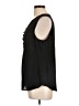 Talbots 100% Polyester Black Sleeveless Blouse Size L - photo 5