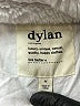 Dylan 100% Polyester Solid Silver Faux Fur Jacket Size M - photo 6
