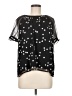 CeCe 100% Polyester Stars Black Short Sleeve Blouse Size M - photo 1